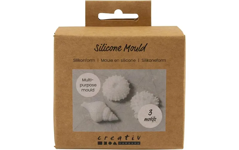 Creativ Company Silikon Form Muscheln 3 Stück