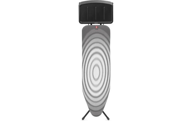 Brabantia Bügeltisch con Dampfstationsablage 101083 Titan Oval/Black