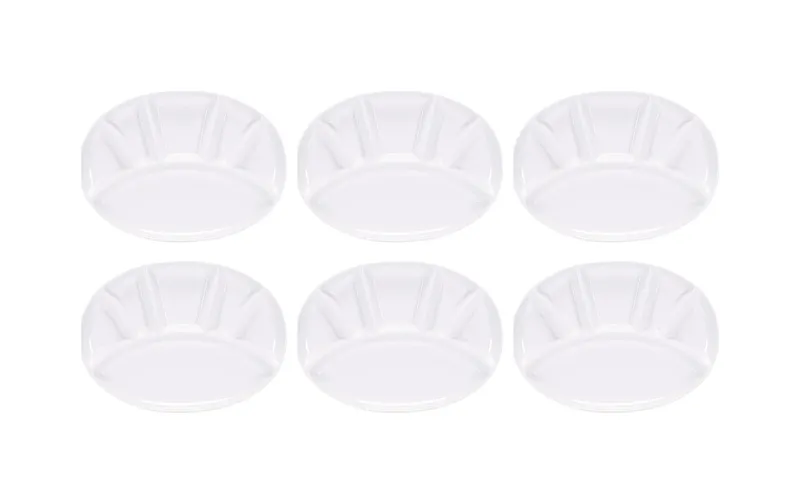 Kadastar Fondue-Teller oval blanc
