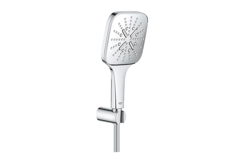 GROHE Duschbrausen-Set Rainshower SmartActive 130 Cube Chrom