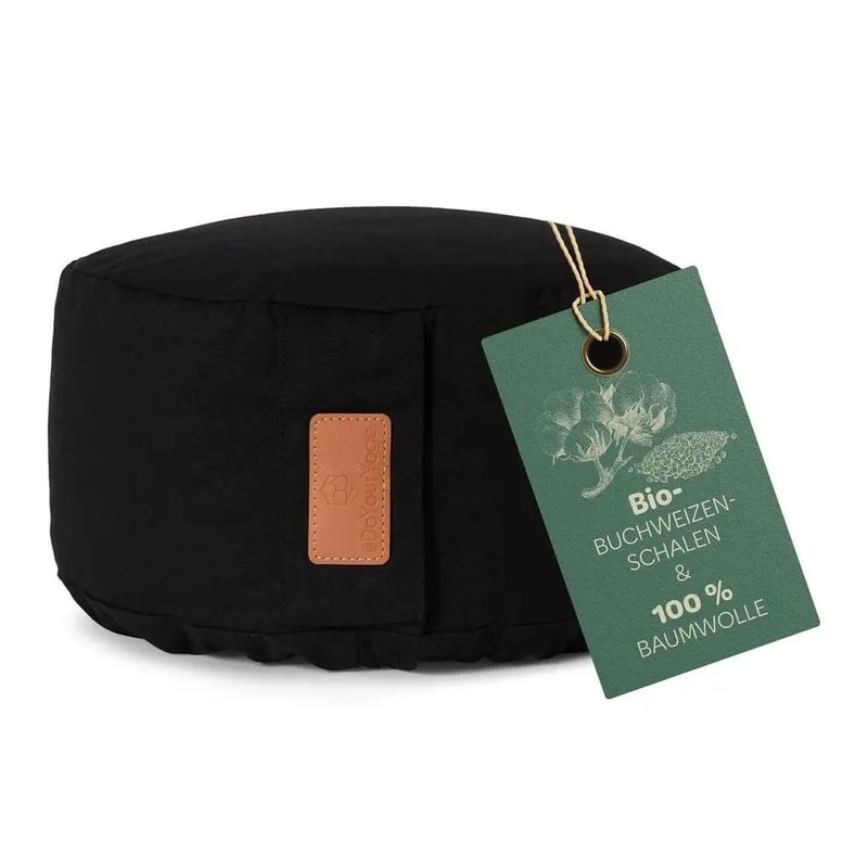 DoYourYoga Yoga-Kissen Vishnu Buchweizenschalen, black