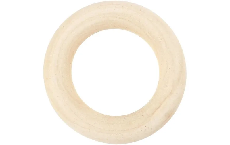 Creativ Company Holzkleinteile Ø 3.5 cm Holzring, 8 pièces