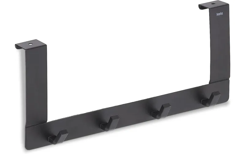 Kela Türgarderobe Colgar 4 Haken, black