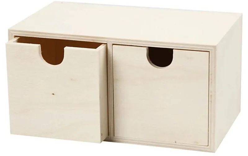 Creativ Company Holzartikel Box mit Schubladen 1 pezzi
