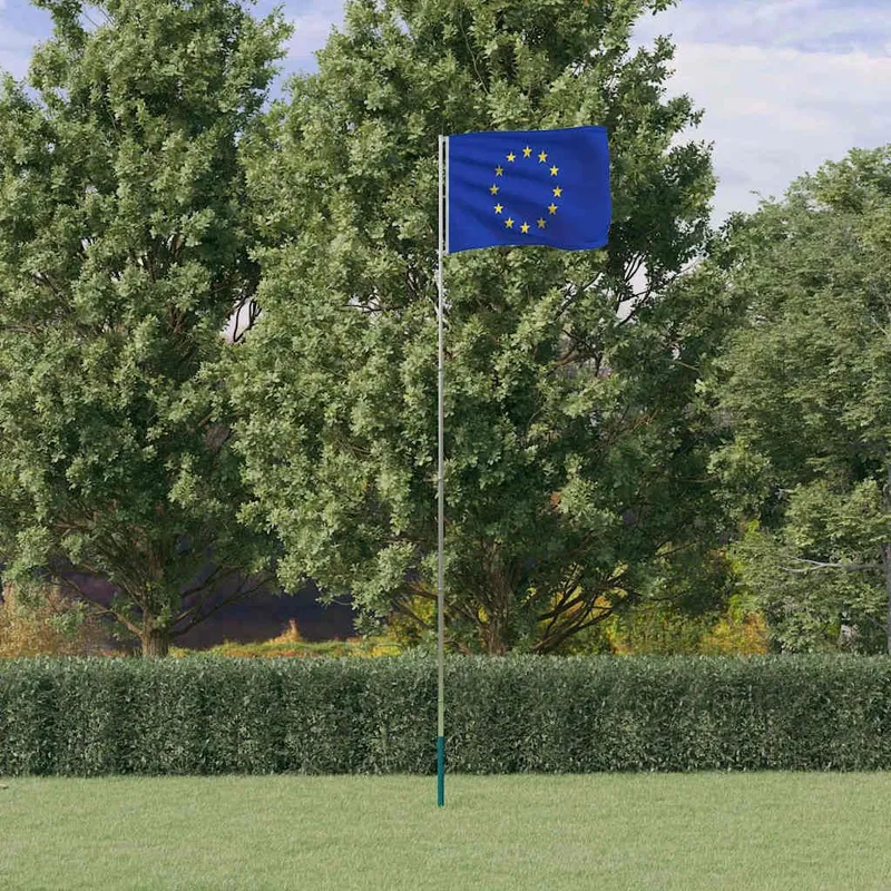 Europaflagge con Mast 5,5 m alluminio