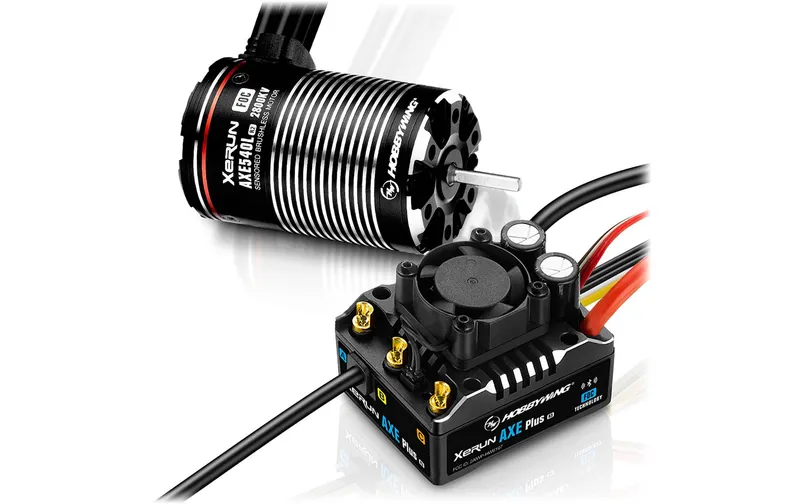 Hobbywing Brushless-Antriebsset AXE Plus R3 Combo 2800 kV 2-6S