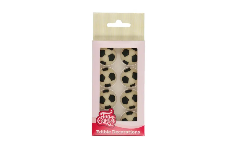 Funcakes Zuckerdekor Fussball 8 pezzi