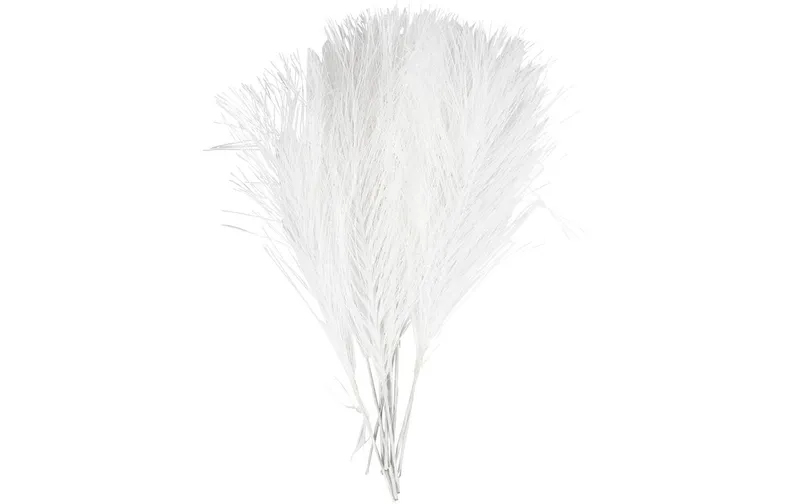 Creativ Company Federn 10 pezzi, bianco