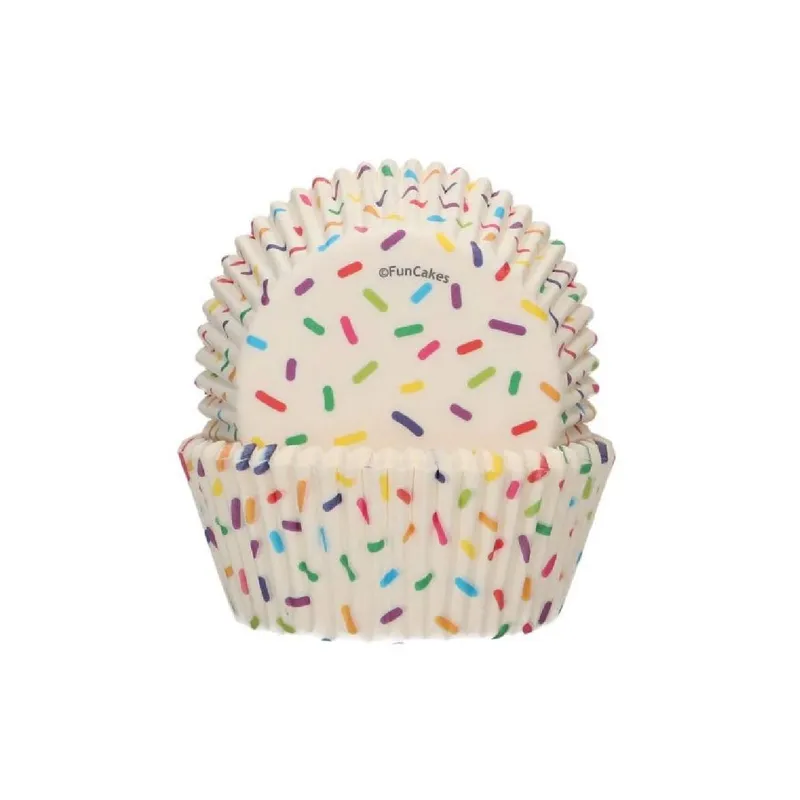 Funcakes Muffin Backform Sprinkles 48 pièces