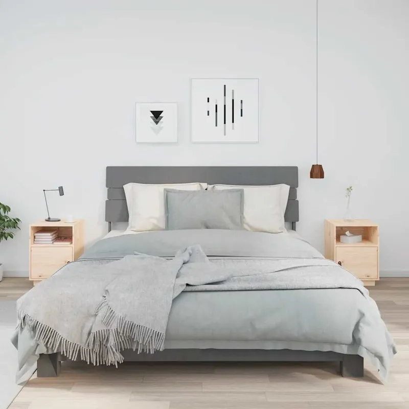 Nachttische 2 Stk. 40x34x55 cm legno massiccio pino