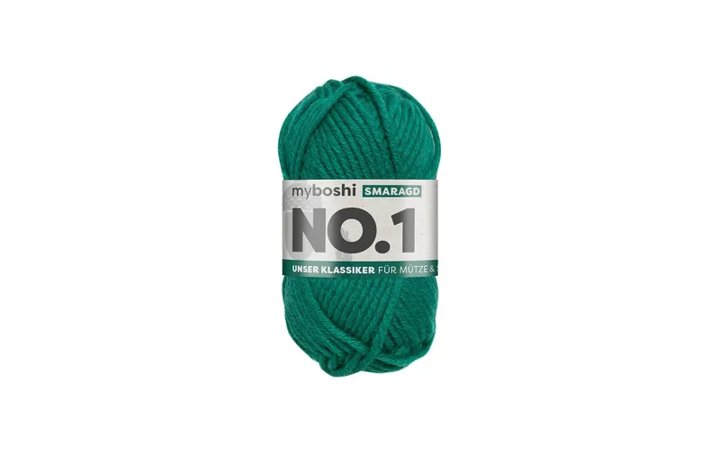 myBoshi Wolle Nr.1 Smaragd 50 g, 55 m