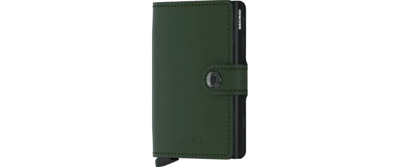 SECRID Portemonnaie Miniwallet Matte Green Black