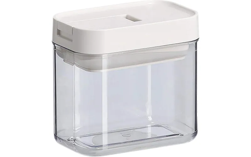 Zeller Present Vorratsdose Vakuumdeckel 0.38 l, trasparente/bianco