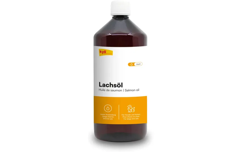 kyli Hunde-Nahrungsergänzung Lachsöl, 1 l