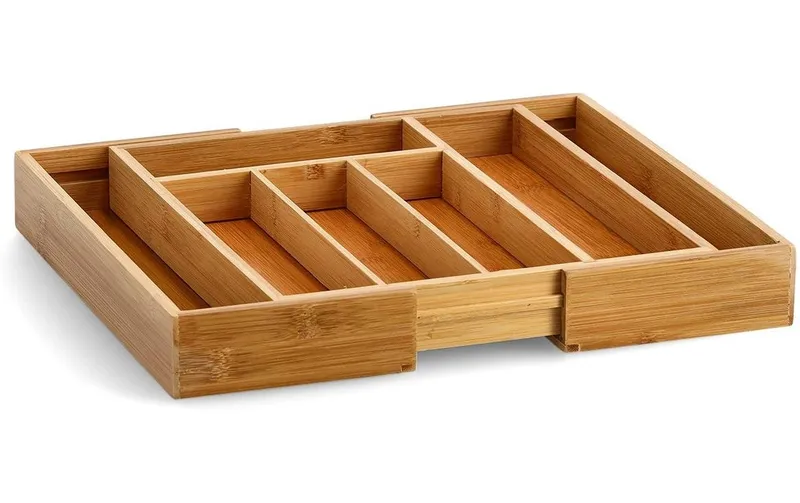 Zeller Present Besteckkasten Bamboo ausz. brun