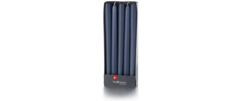 balthasar Etoilekerze 24 cm x 2.2 cm, Blue Denim, 10 pezzi