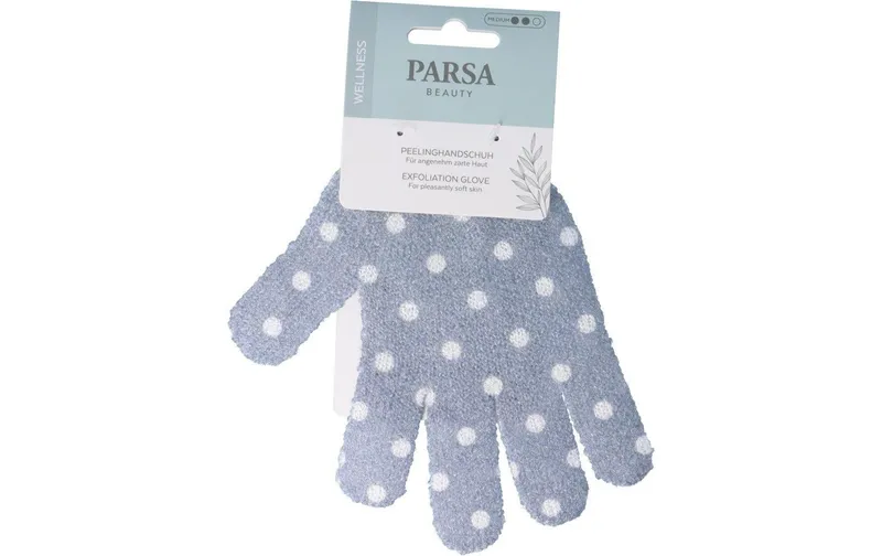 Parsa Beauty Peelinghandschuh Grau