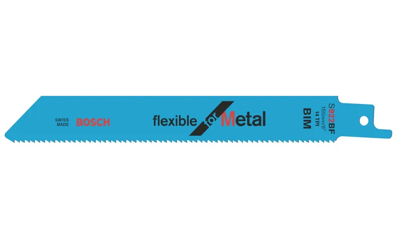 Bosch Professional Säbelsägeblatt S 922 BF Flexible for Metal, 5 pièces