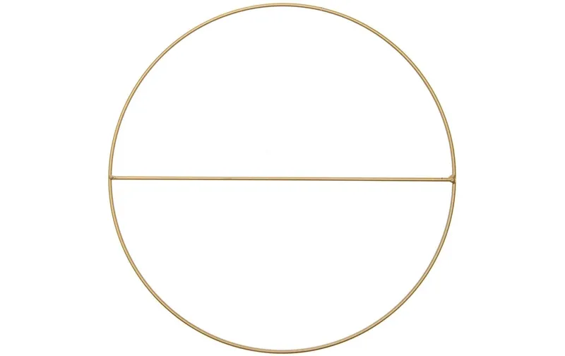 Rico Design métalring avec Querstrebe Gold, 25 cm