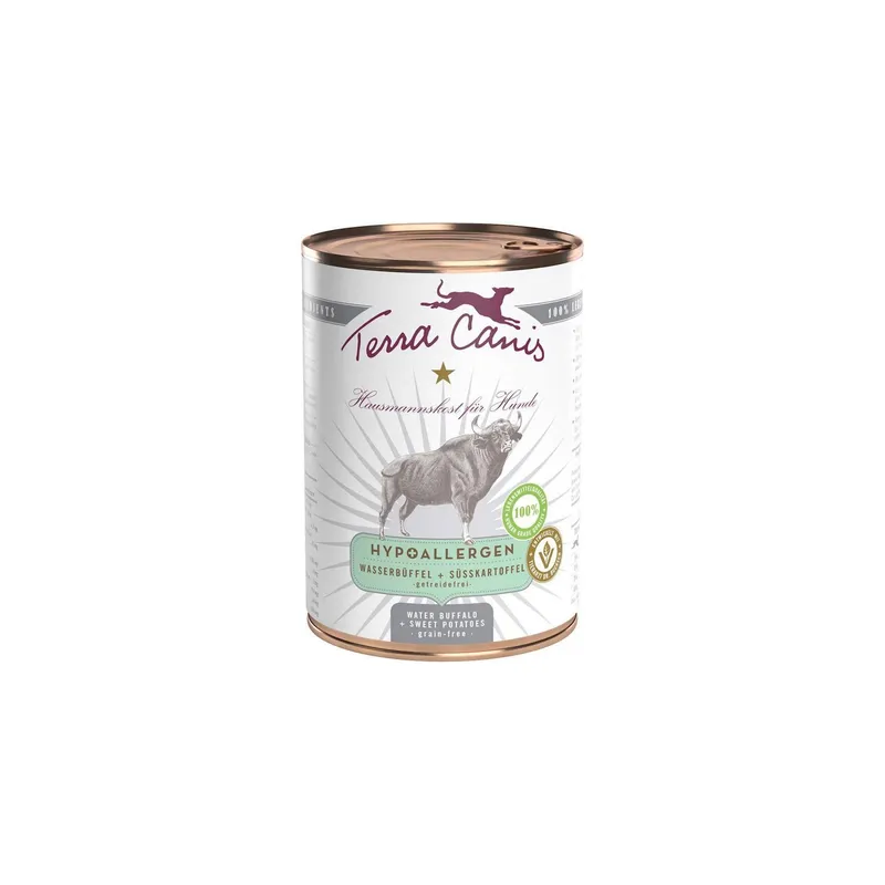 Terra Canis Nassfutter Hypoallergen Wasserbüffel, 400 g
