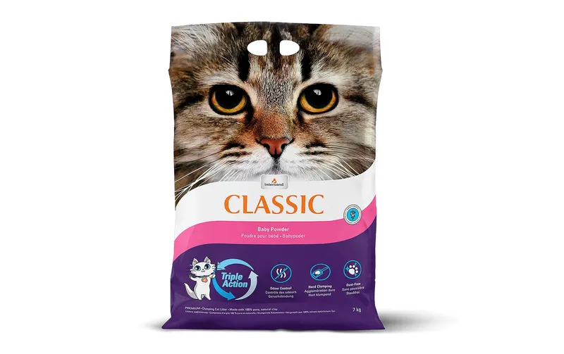 Intersand Katzenstreu Classic Babypuder 7 kg