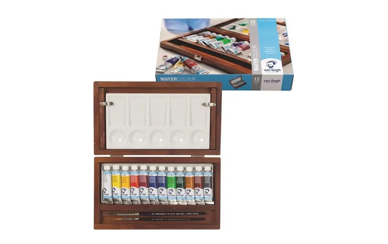 Van Gogh Aquarellfarbe Malkasten 12er-Set, multicolore
