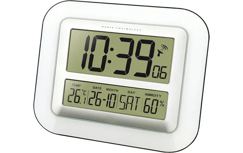Technoline Funk-Wanduhr WS8006 blanc