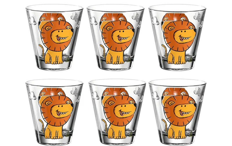 LEONARDO Kindertasse Bambini Löwe, 215 ml, 6 pezzi