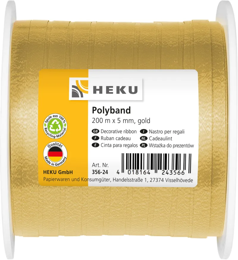 Geschenkband gold 2 m