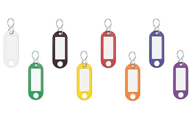 WEDO Schlüsselanhänger mit S-Haken, 100 pièces