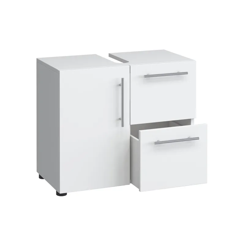 VCM Waschbeckenunterschrank Flandu 61 x 51 cm, bianco