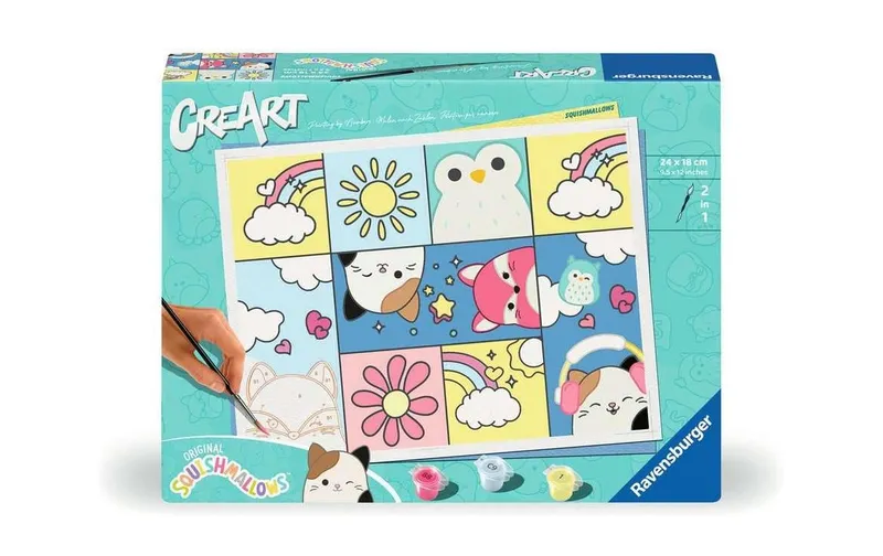 Ravensburger Malen nach Zahlen CreArt: Squishmallows