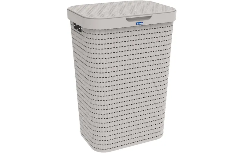 rossoho Wäschesammler Country 55 l, Beige