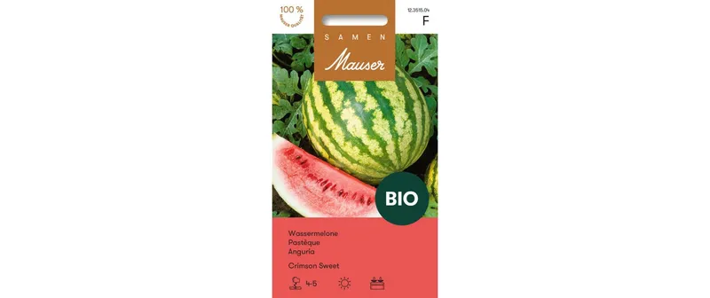 Samen Mauser Samen BIO Wassermelone Crimson Sweet