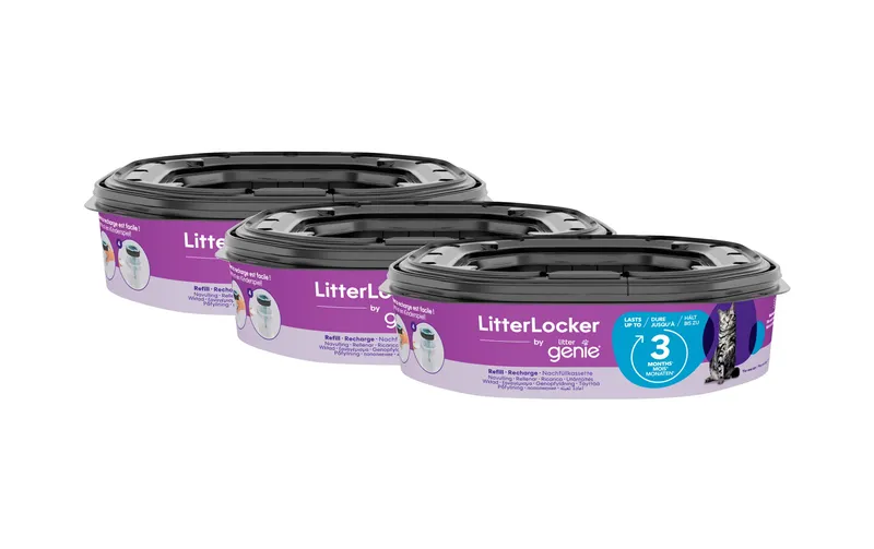 LitterLocker Nachfüllkassette XL vers LitterLocker Genie, 3er Kit