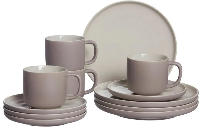 Ritzenhoff & Breker Kaffee-Service Jasper 12-teilig, Taupe