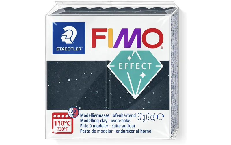 Fimo Modelliermasse Soft nero Granit