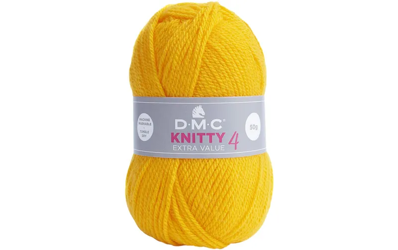 DMC Wolle Knitty 4 Mini Dunkelgelb