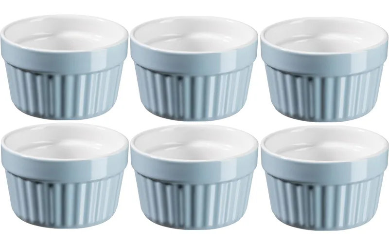 Mäser Auflaufform-Set OMEA 9.5 cm, 6 pezzi, Hellblau