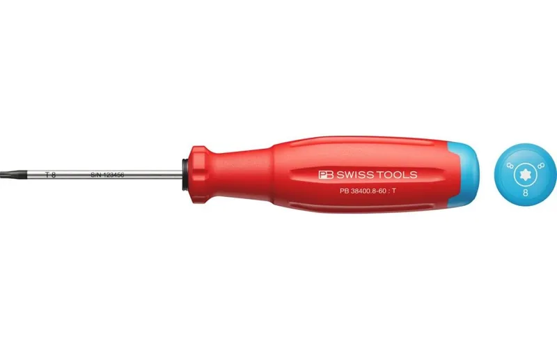 PB Swiss Tools Schraubenzieher 38400 SwissGrip Evo TX 8