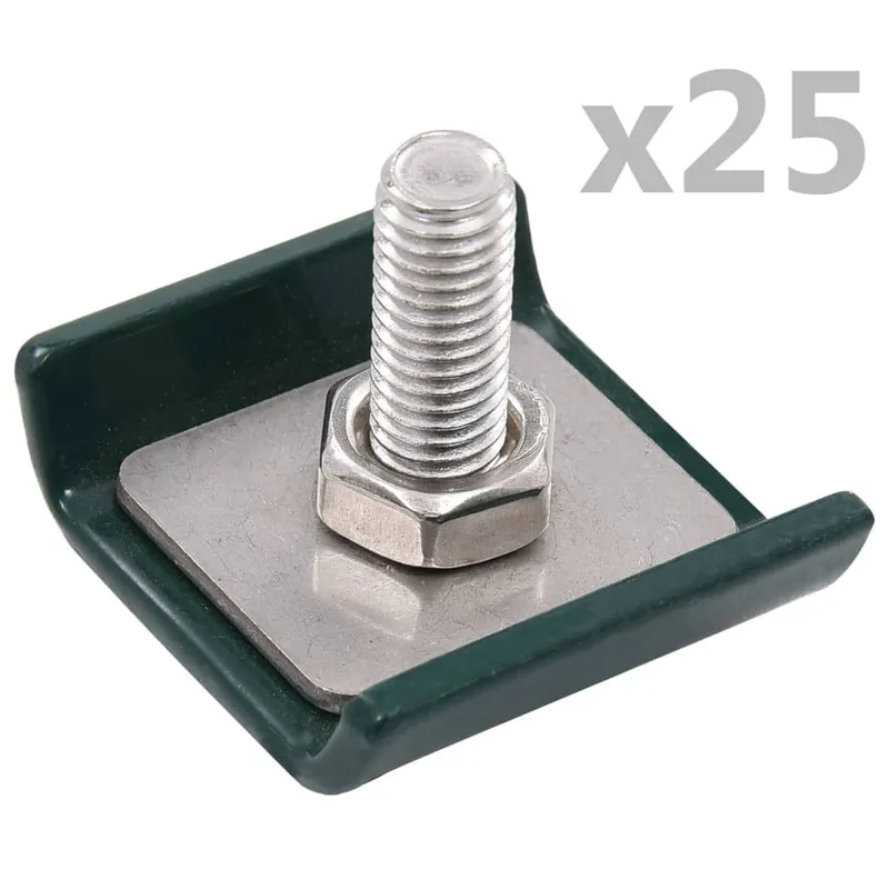 Gittermattenverbinder 25 Sets verde
