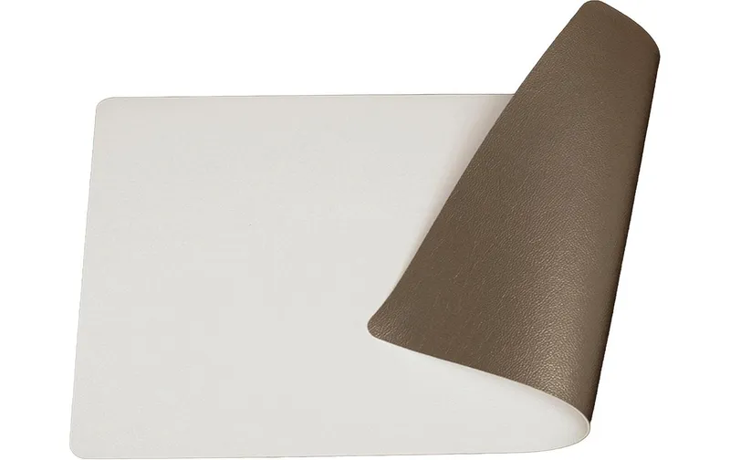 Hubatka Tischset Zweifarbig Offwhite-Silber 31 cm x 46 cm