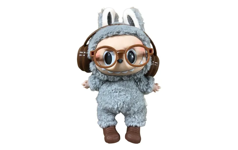 Nize Puppenkleidung Accessoire-Set Nerdy, Braun