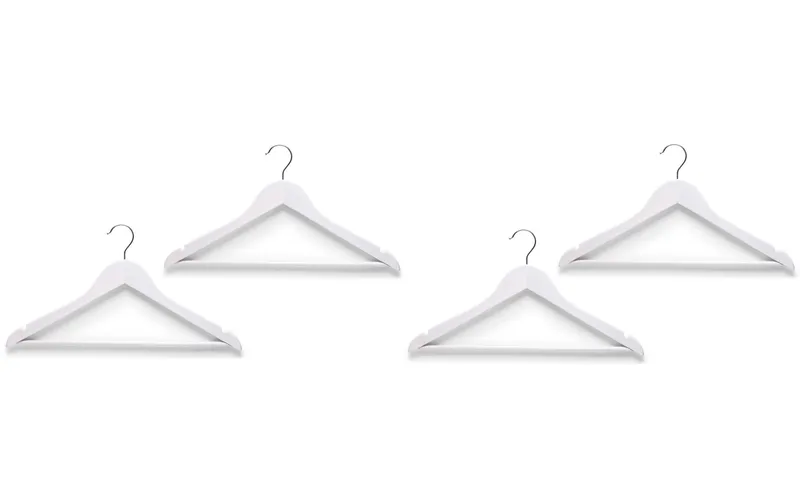 Zeller Present Kleiderbügel 4 pièces, blanc