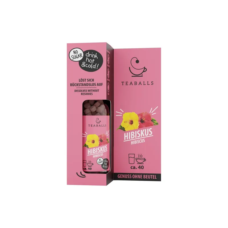 TEABALLS Teaballs Hibiskus Black Selection ca. 40 Tassen