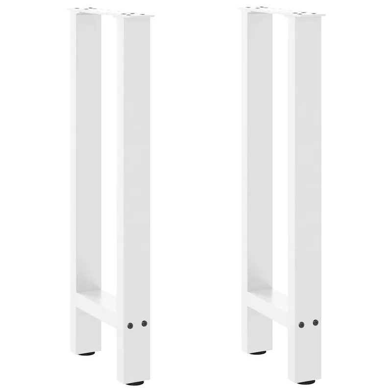 tavolo consollebeine bianco 2 Stk. 28x(72-73) cm Stahl