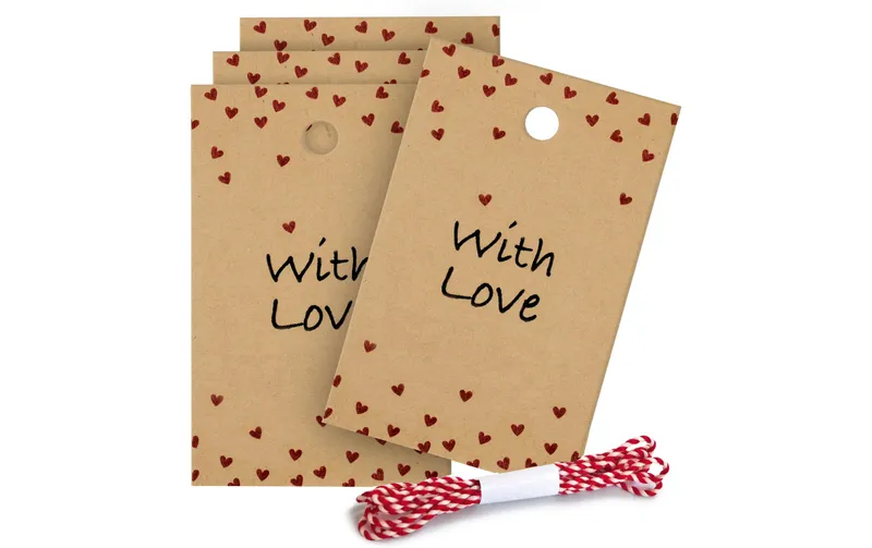 brun + Company Geschenkremorque With Love 5 pièces, brun