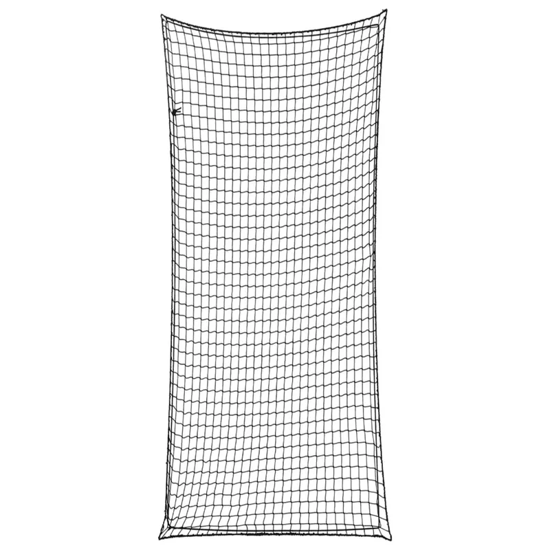 Anhängernetz mit Gummiseil Schwarz 8x3,5 m PP