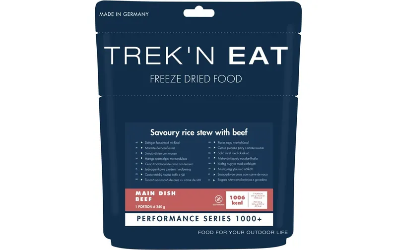 Trek 'N Eat Hauptgericht Deftiger Reiseintopf con Rindfleisch, PS1000+