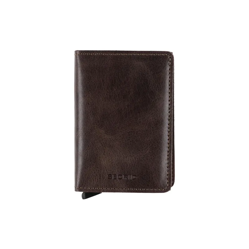 SECRID Portemonnaie Slimwallet Vintage Chocolate